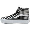 Vans SK8 Plaid Checkerboard Plarform 2.0 High top Skateboard Shoes Unisex Black White VN0A3TKNVYD