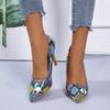 Aphixta Classic Popular Shoes Woman Pumps 3.94Inch High Thin Heels Wedding Office Ins Style Party Shoes Super Big Size 50