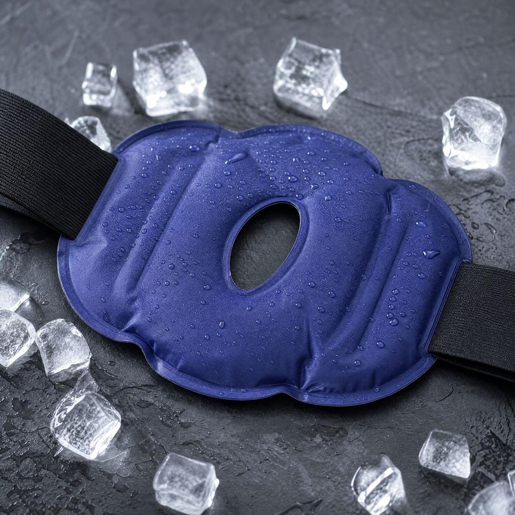 Reusable Knee Ice Pack Wrap with Adjustable Strap for Cold and Hot – Compress for Soothing Discomfort