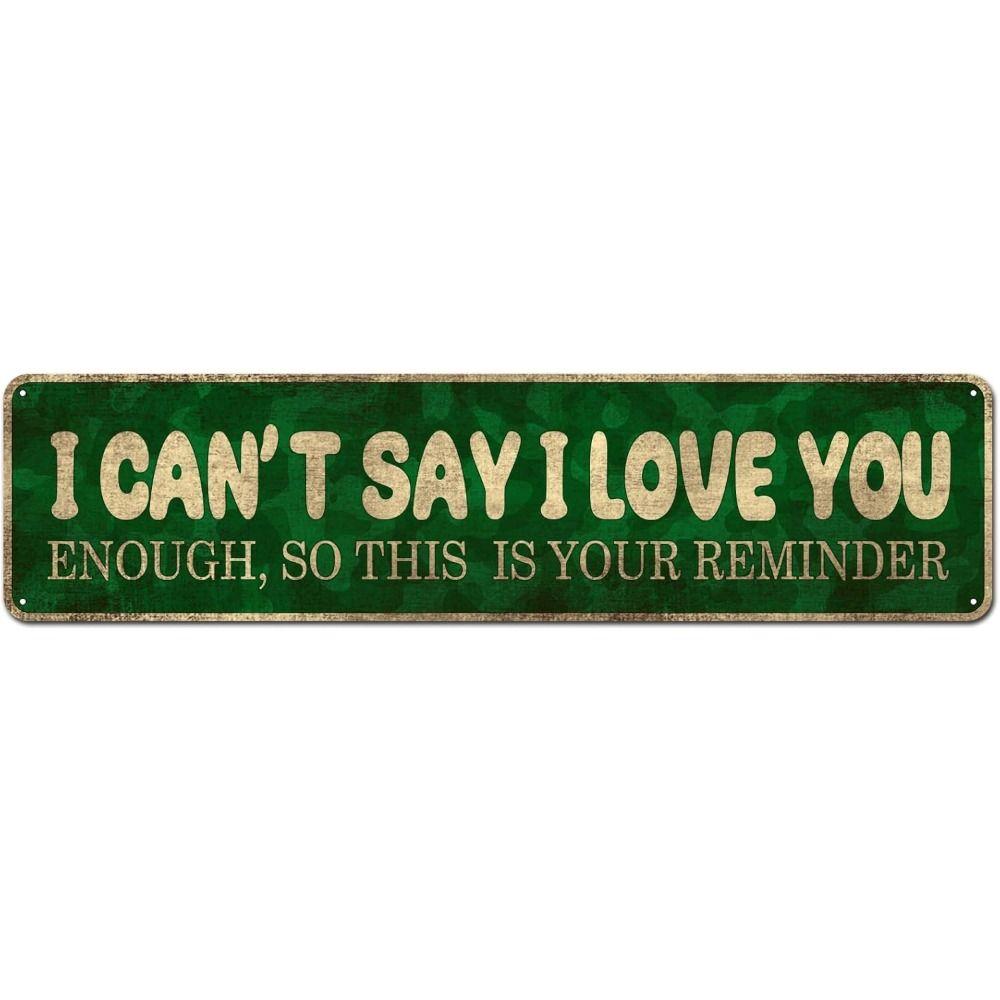 Inspirational Quote Metal Tin Sign Motivational Wall Poster