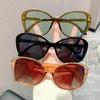 Fashion Vintage Luxury  Designer Butterfly Sunglasses Women for Men Sun Glasses Punk Popular Big Frame Olive Green Shades