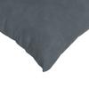 Sofa Cushions 2 Pieces Dark Grey 80 x 40 cm Cord Fabric