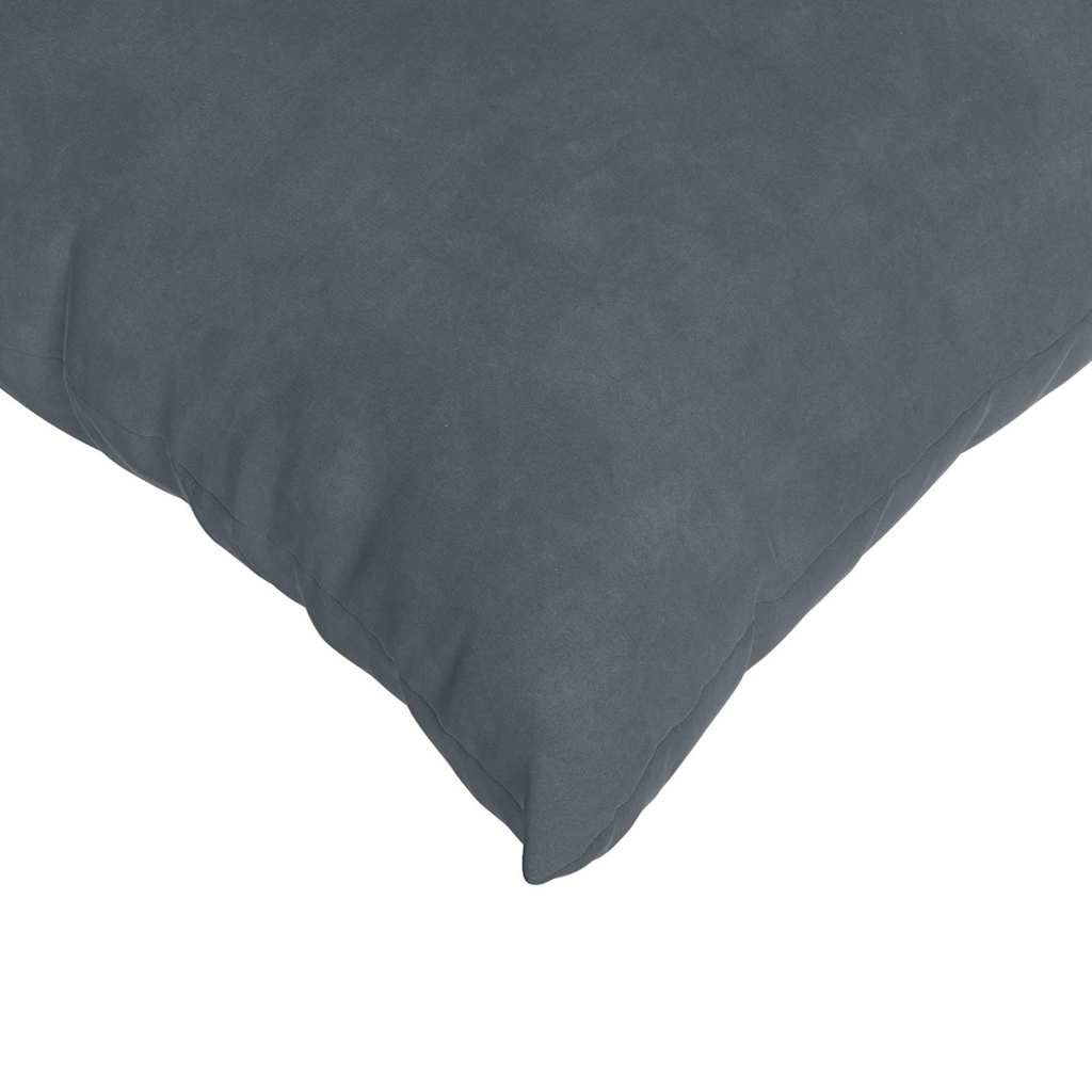 Sofa Cushions 2 Pieces Dark Grey 80 x 40 cm Cord Fabric