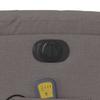 Electric Massage Chair Taupe Fabric