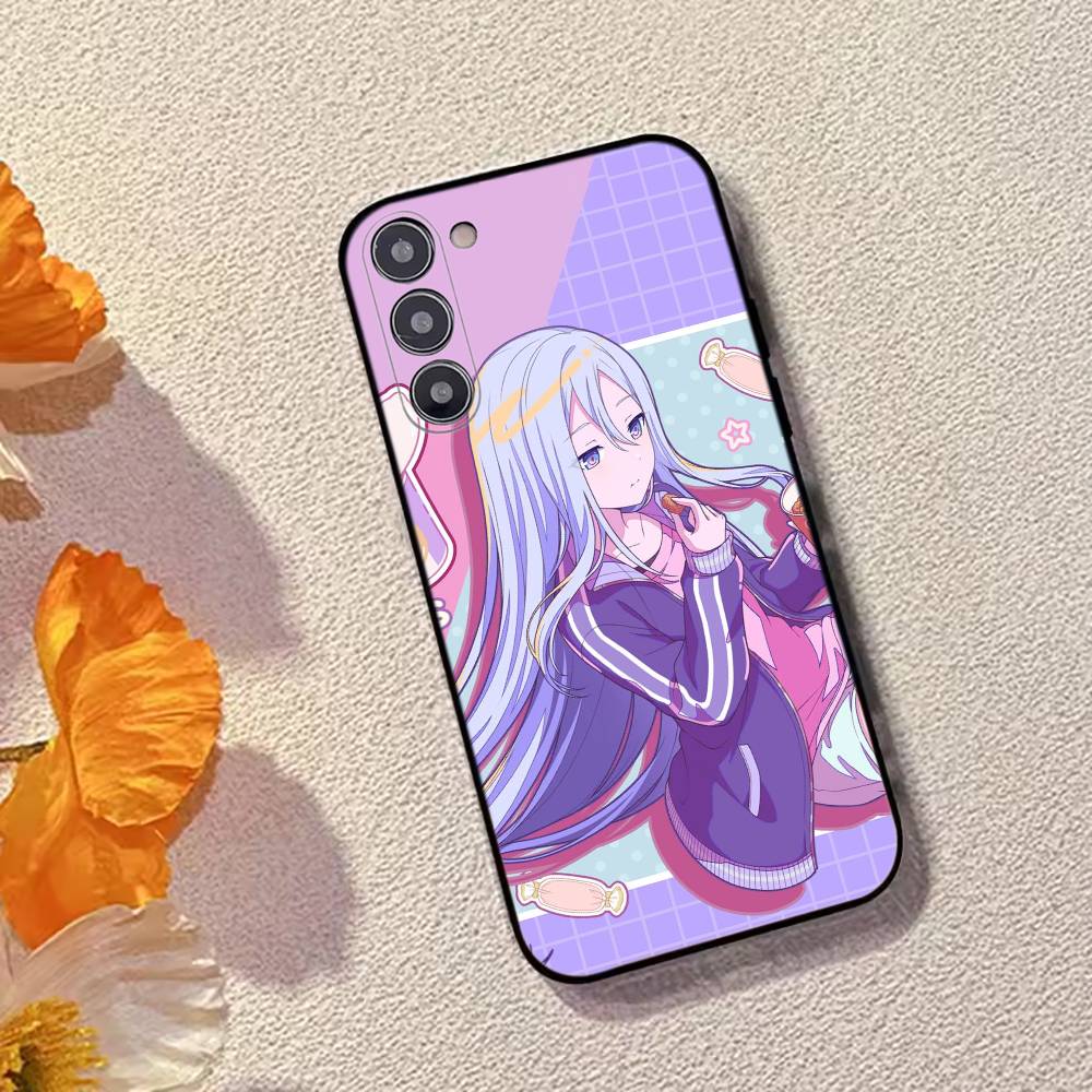 Game Project S-SEKAI Y-Yoisaki Kanade Phone Case For Samsung Galaxy A73,A72,A71,A70,A53,A52,A51,Soft Silicone Black Cover