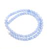 1 String Natural Stone Beads 4 6 8 10 12mm Synthetic Purple Agate Stripe Spacer Round Beads Diy High Quality Necklace Bracelet