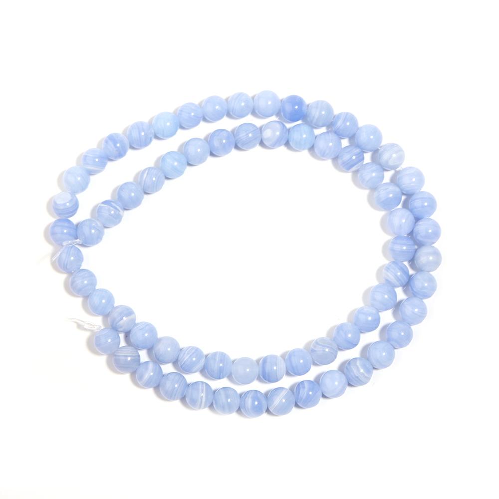 1 String Natural Stone Beads 4 6 8 10 12mm Synthetic Purple Agate Stripe Spacer Round Beads Diy High Quality Necklace Bracelet