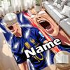 Custom Name Personalized Kylian Mbappe Print Carpet, Versatile Home Decor Rug, for Playroom, Apartment, Balcony, Entryway, Hallway Gift