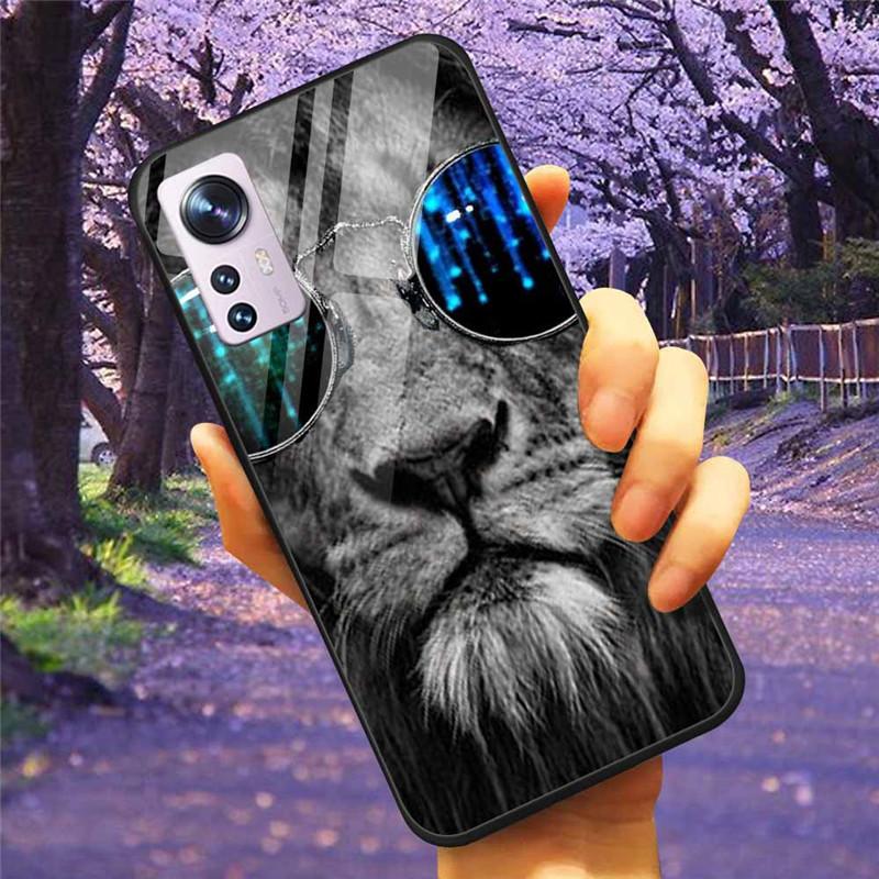For Xiaomi 12T / 13T Case Tempered Glass SPACE Marble Luxury Hard Back Cover for Xiaomi 13T Pro / 12TPro Bumper for Xiaomi13T