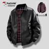 Men's Reversible Faux Leather Jacket