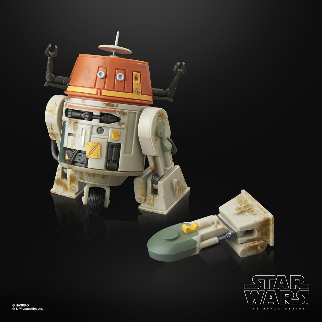 Hasbro STAR WARS Star Wars Black Series Chopper Star Wars Rebels 6 Zoll große Actionfigur für Kinder ab 4 Jahren F7030 Originalprodukt (C1-10P), (15 cm) Figur,