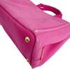 Prada Canvas Canapa Tote Bag Denim Pink Women BN2439 Used