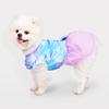 Mermaid Dog Dress Summer Fancy Sequin Tulle Skirt with Back Bow-Knot, Perfect Shiny Pet Costume Clothes for Puppy Cat Kitten