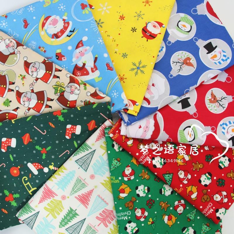 Schneemann Weihnachtshirsch Serie bedruckt DIY Nähen Twill 100% Baumwollstoff für Babykleidung Bettwäsche Textil Tilda Quilting Stoffe