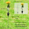 1 head Sunflower Lights Solar Flower Lights Outdoor Garden Lamps Waterproof Decorative Stake Lights for Landscape Yard Patio