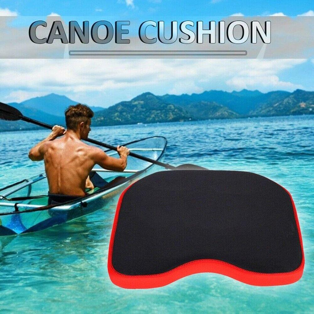 Outdoor Waterproof Seat Cushion Kayak Seat Cushion Pad - Thicken Comfortable Canoe Fishing Boat Seat - Cotton Flotation Cushion With Suction Cups Cotton Kayak Seat Cushion With Suction Cups Fishing Boat