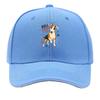 Playful Bull Terrier Pop Art Portrai Hip Hop hat Fashion Outdoor Sports Sandwich Baseball Cap