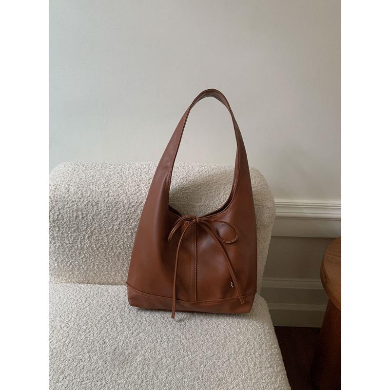 Niche Commuter Women's Bag Versatile Casual Bag Bow Large-capacity Single-shoulder Underarm Tote Bag