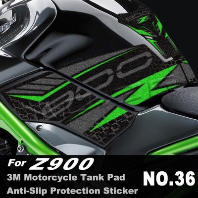 Z900 z900 2017-23 için 3M Motosiklet Kaymaz Depo Pad Etikeri Diz Kavrama Koruma Çıkartması Aksesuarları Su Geçirmez