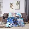 Genshin Impact Neuvillette Coperte Morbide di Qualità Biancheria da Letto Coperte Primaverili Ragazzo Ragazza Divano Sedia Copriletto Comodo