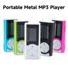 Portable Mini MP3 Music Player Metal MP3 Player with LCD Screen LED Light Support TF Memory Card