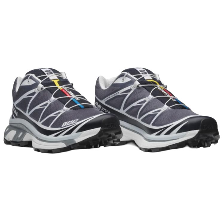 SALOMON XT-6 Comfortable Versatile Durable Low-Top Running Shoes Unisex Running Shoes Blue Purple 478640