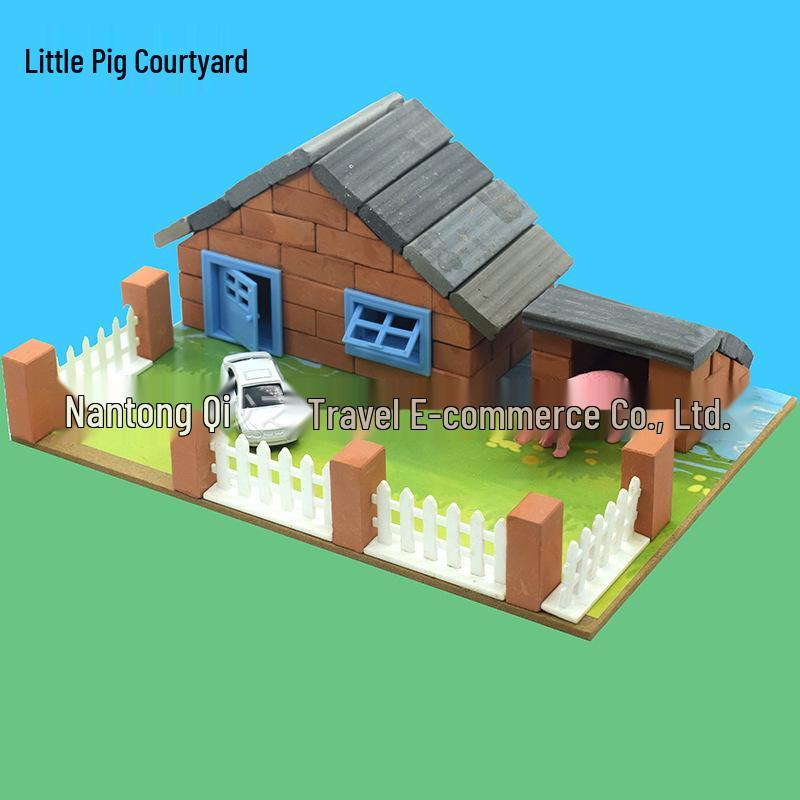 Little Bricklayer DIY Cement House Building Blocks - Educational Toy for Children