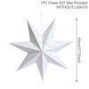 5pcs Hollow Star Hanging Pendants Christmas Decor