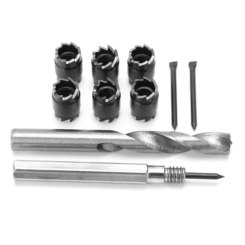 10Pcs High Speed Steel (HSS) Rotary Spot Weld Cutter