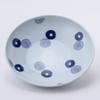 Keramika Nishikai Talíř Hasamiyaki Malé servírované 5 nádobí Přibližně 15 cm v myčce Indigo Maru Japonská sada Made in Japan 13309,