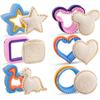 2Pcs Sandwich Cutters Cookie Mold Heart Dinosaur Shape Bread Cutter Sandwich Maker Kitchen Tools Sandwich Cutter Sealer for Kids