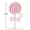 Cute Diamond-Encrusted Crystal Corsage Full Of Rhinestones, Lollipop Brooch, Clothing Accessories.