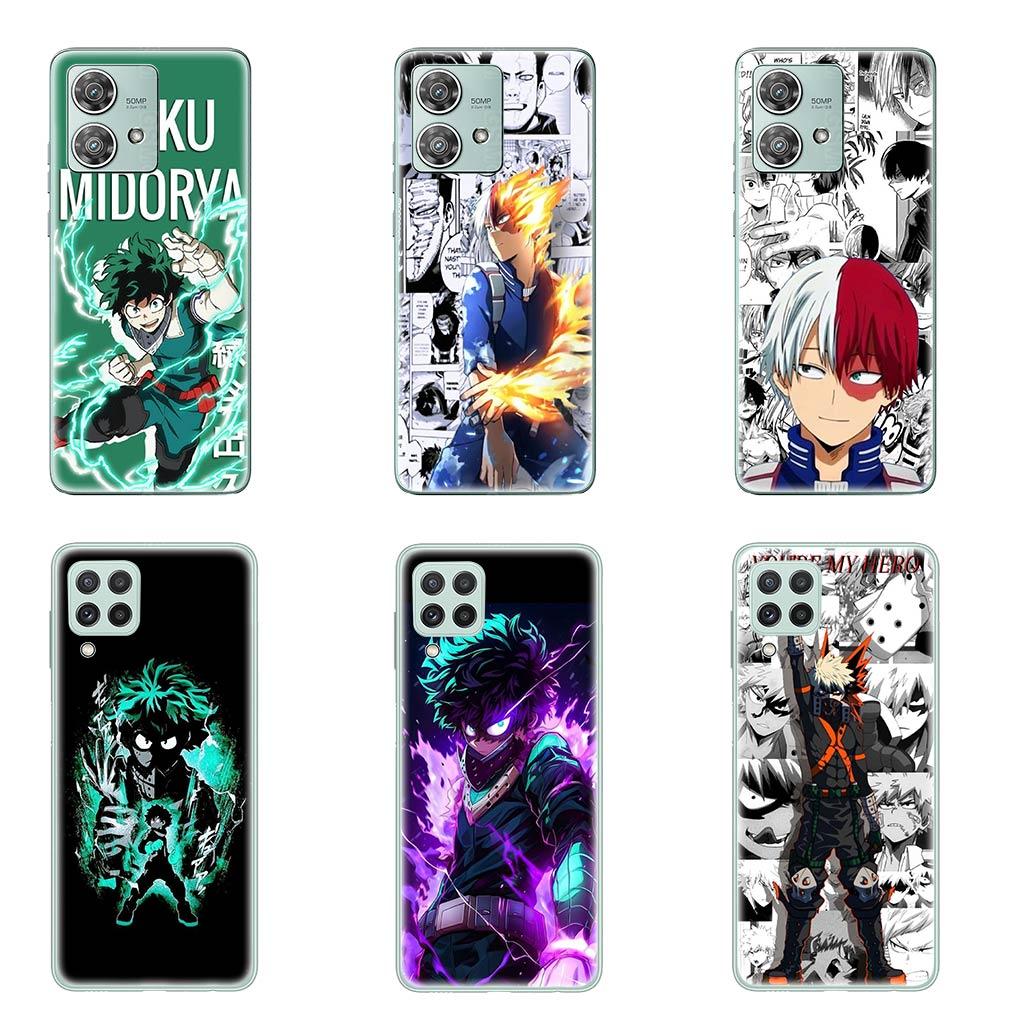 Midoriya Izuku My Hero Academia Phone Cover for Motorola Moto G13 G14 G53 G54 G62 G72 G82 G84 E13 E20 G42 G32 G23 G22 Soft Case