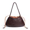 Nuova Borsa da Donna Moda Francese Borsa Intrecciata Fatta a Mano, Cesto per la Verdura da Mano, Borsa a Spalla, Borsa a Mezzaluna Personalizzata