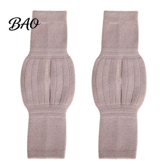 Winter Calf Sleeve 1 Pair Knit Leg Warmers for Elderly Women, Soft Stretchy Elastic Knee Sleeves Thick Sleeves, Anti-slip Long Boot Socks Cold Weather