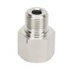 Pressure Gauge Sender Adapter Leakproof Stainless Steel 1 8in NPT Female to M10x1.0 Male Adapter with Gasket