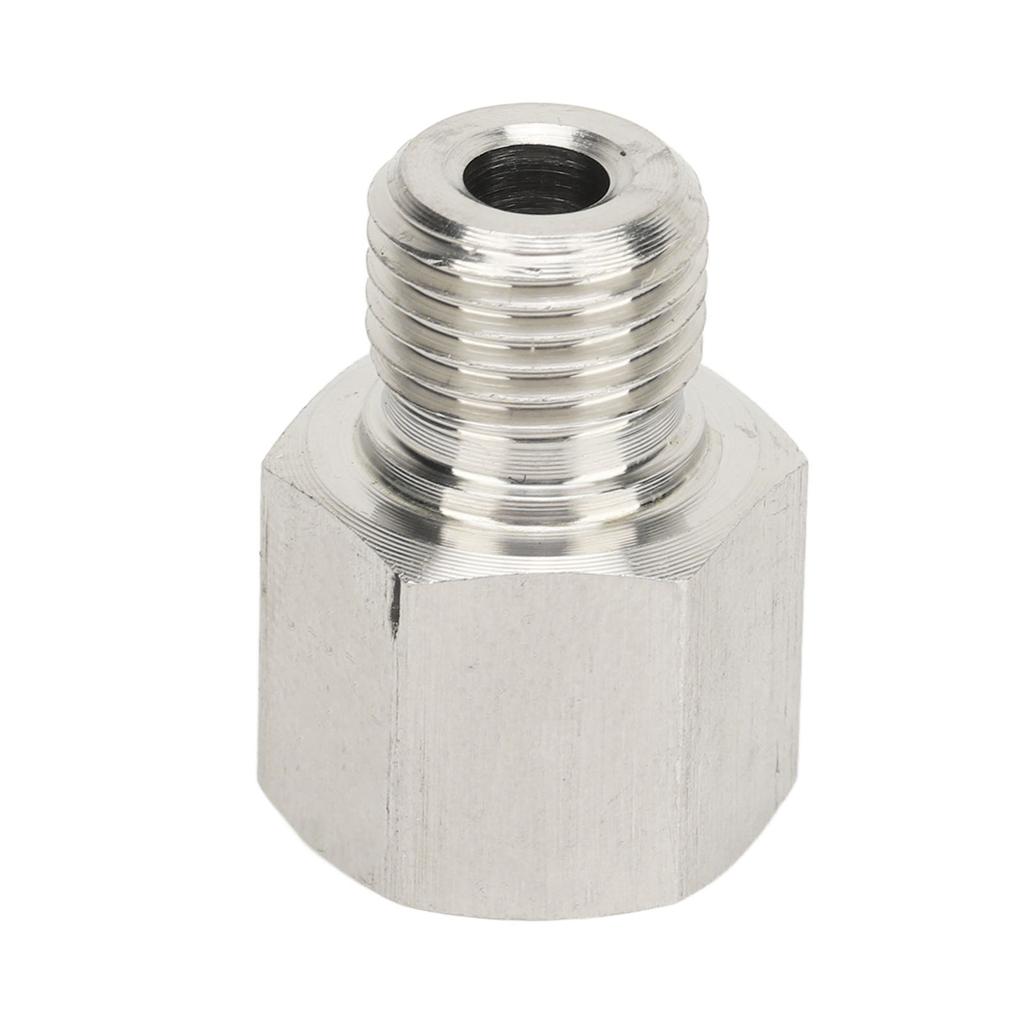 Pressure Gauge Sender Adapter Leakproof Stainless Steel 1 8in NPT Female to M10x1.0 Male Adapter with Gasket
