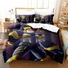 Mega Man X DiVE Bettwäscheset Einzelbett Twin Full Queen King Size Bettset Erwachsene Kind Schlafzimmer Bettbezugsets 3D Anime Bettlaken-Set