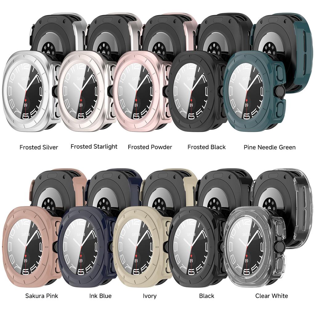 PC-Gehäuse+Glas Für Samsung Galaxy Watch Ultra 2025 Schutzbildschirm Gehärtetes Glasfolie Für Galaxy Watch 7Ultra 47mmStoßfängerabdeckung