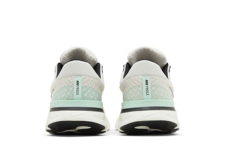 Nike React Infinity Run Flyknit 3 Nero Fantasma Menta