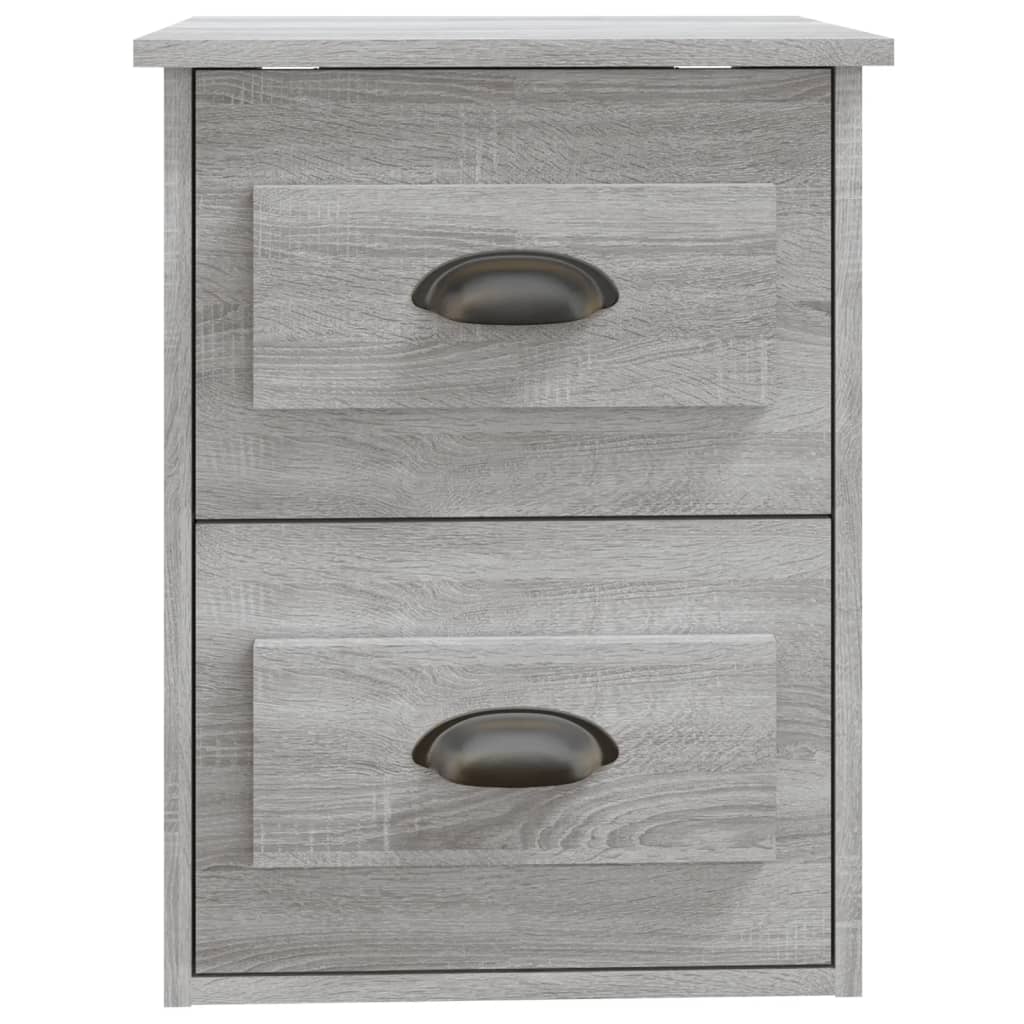 Wall Mounted Nightstand Gray Sonoma 41.5 x 36 x 53 cm