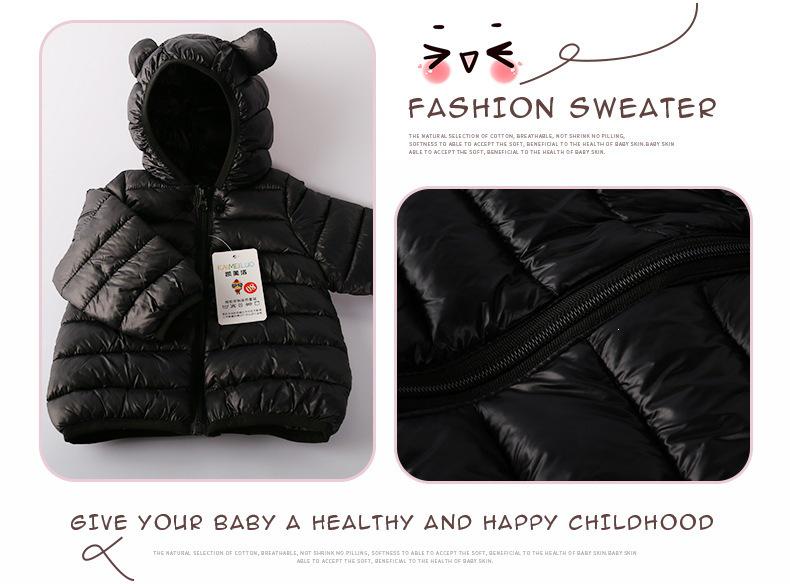 Warme Katoenen Jas voor Herfst en Winter voor Peuters en Baby's