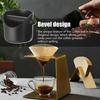 Food Grade ABS Coffee Powder Box with Deep Bowl Detachable Knock Bar for Coffee Machine Grind Trash Bin