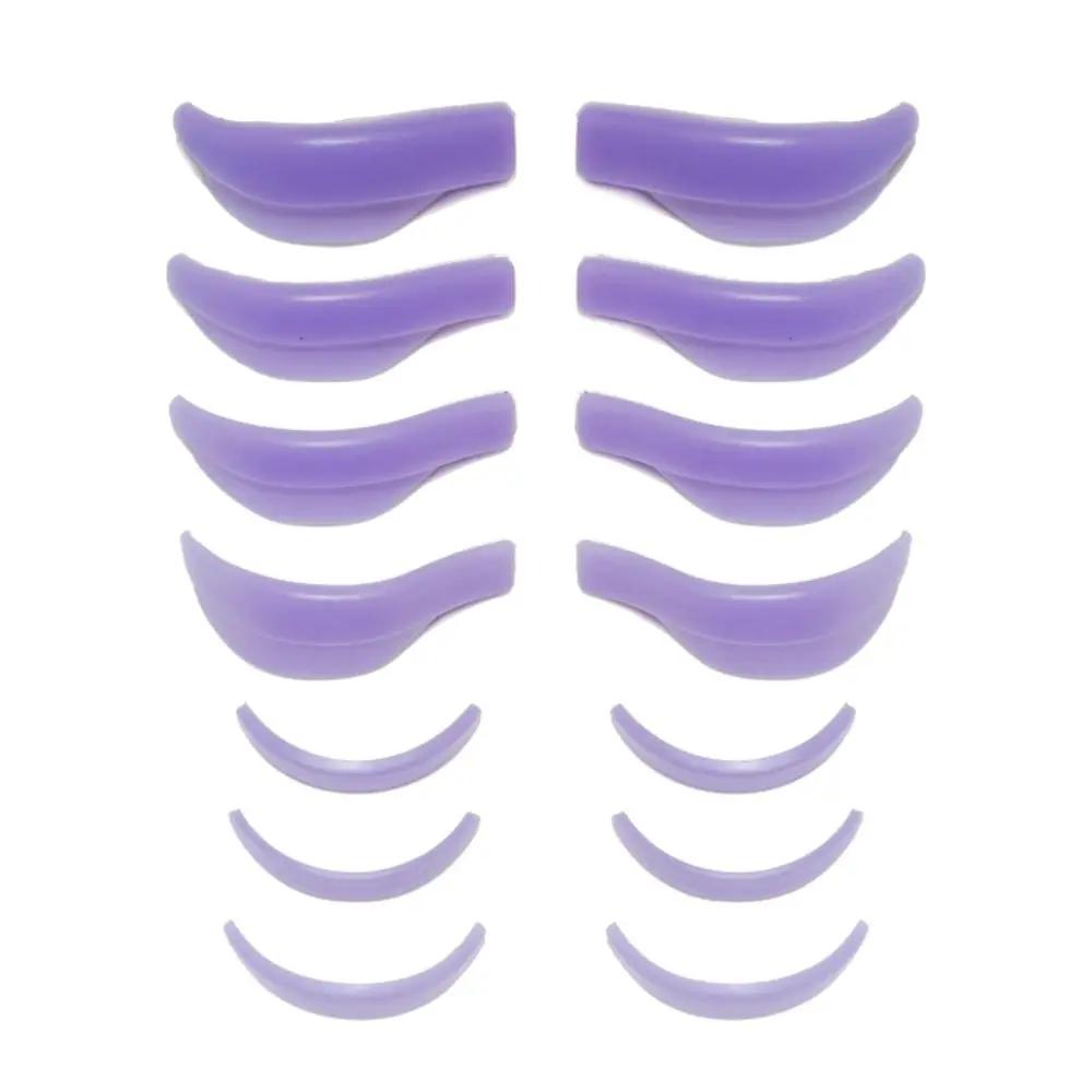 7 Pairs Eyelash Lifting Kit Silicone Pad Eye Lash Perm Pads Eyelashes Eyelash Lift Extension 3D Lashes Curler Applicator Tools