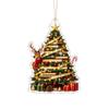 Kerst 2D Vlak Acryl Hangend Ornament voor Feestelijke Decoratie