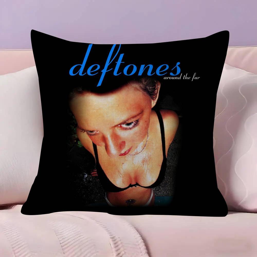 Classic D-Deftones Band   Pillowcase toon Gift Cushion Cover Bedroom Home Sofa Chair Seat Decor pillow case