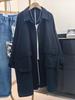 Korean Casual Denim Windbreaker for Women - 2025 Season: Simple, Loose, Versatile Outerwear