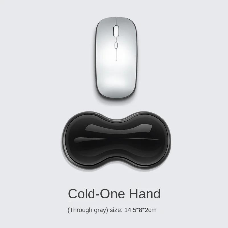 Ergonomic Mouse Pad Wrist Antislip Silicone Transparent Wrist Brace Support Mat Memory Wrist Pad Computer Laptop Keyboard Mat