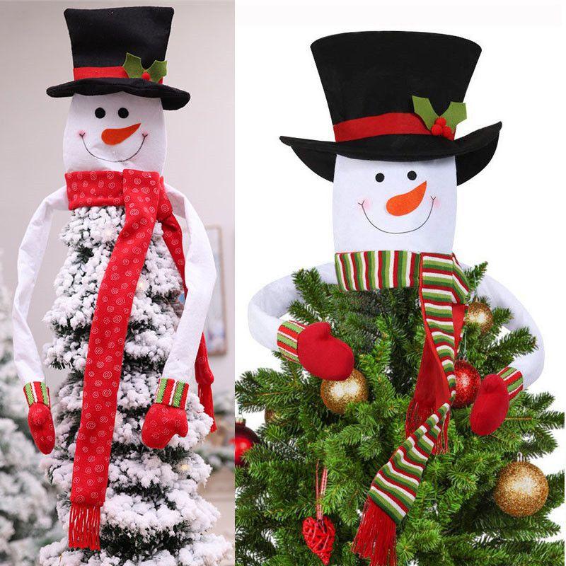Charming Snowman Christmas Eve Tree Topper Perfect For Indoor And Outdoor Festivities