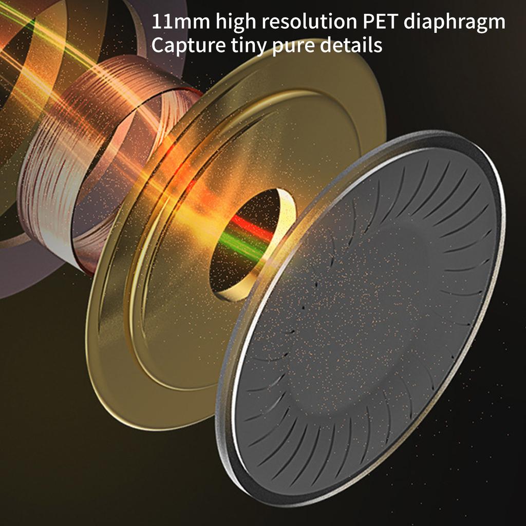 X7 Sports Earphones 11mm PET Diaphragm High Resolution 3.5mm Wired Headsets with 360 Surround Sound for Running and Gym